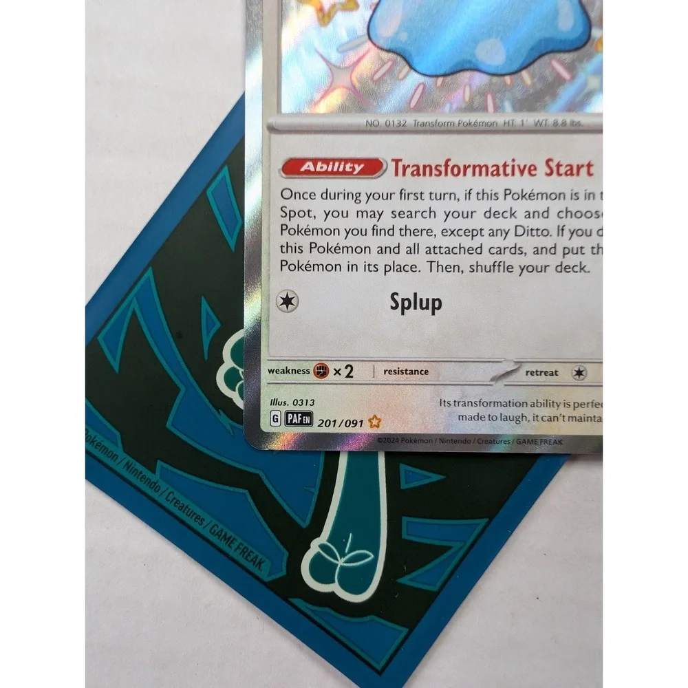 Ditto 201/091 SV Paldean Fates Shiny Vault Holo Rare LP